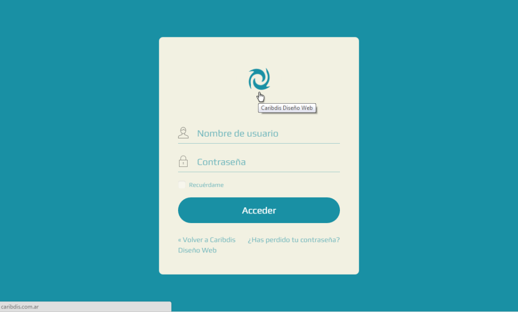 Inicio de sesión de WordPress personalizado