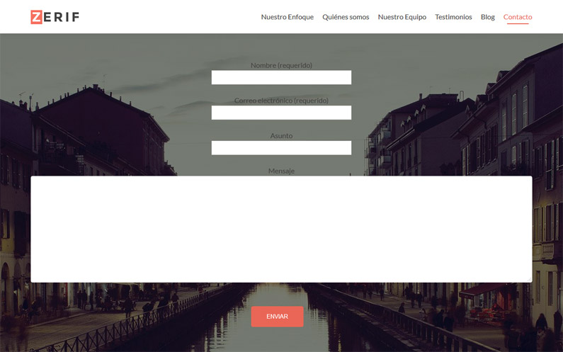 Contact Form 7 predeterminado