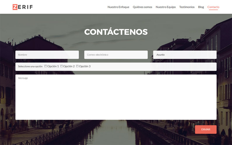 Contact Form 7 - Casillas de selección