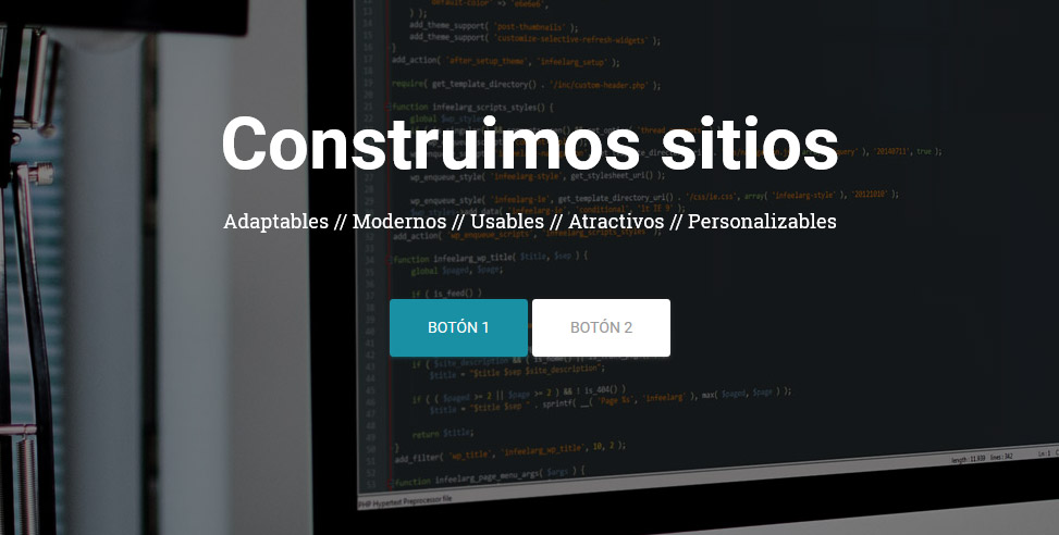 Hestia - Botón blanco