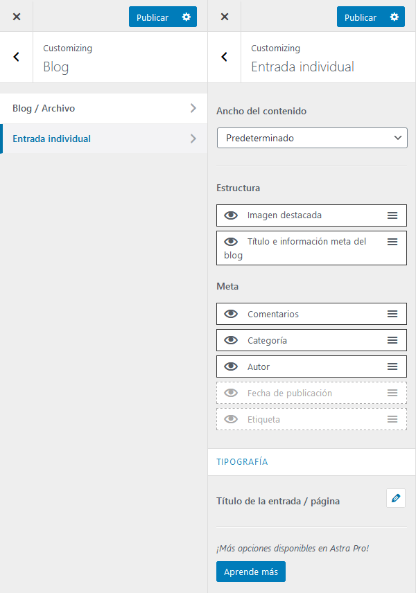 Astra - Entrada individual