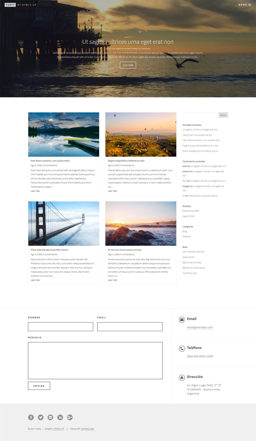 Forty Monochrome - Blog