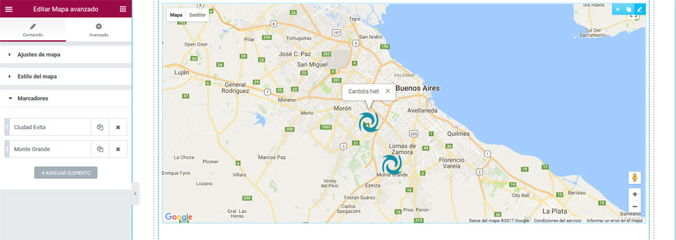 JetElements - Módulo Mapa