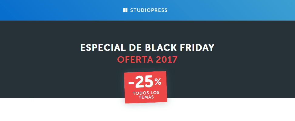 StudioPress Black Friday 2017