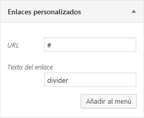 Hestia - Mega menú - Separador