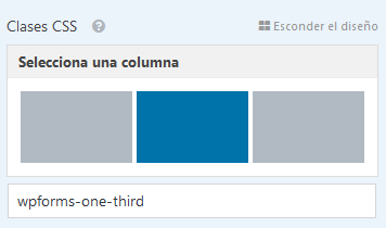 WPForms - Segunda columna