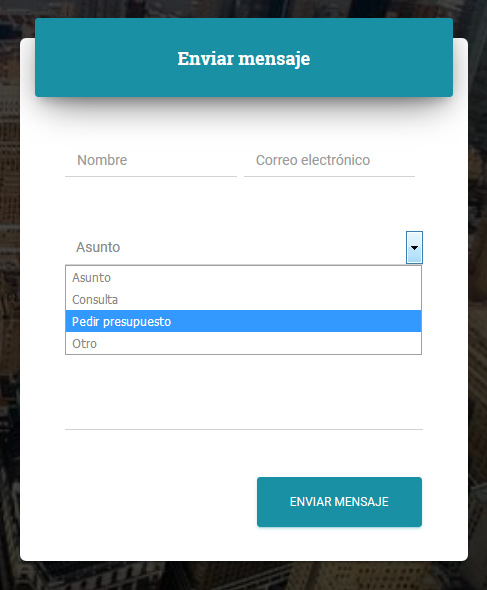 Hestia - CF7 campo desplegable