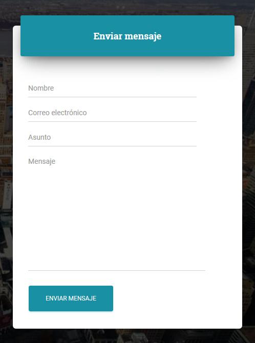 Hestia - Formulario sin estilos