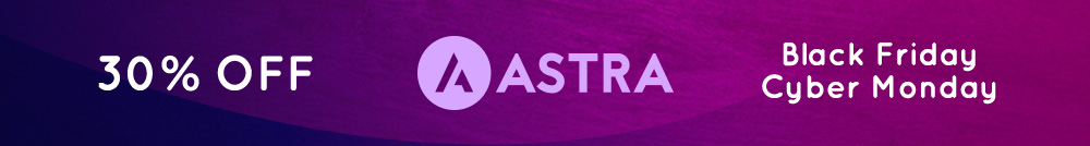 Astra - Black Friday 2019