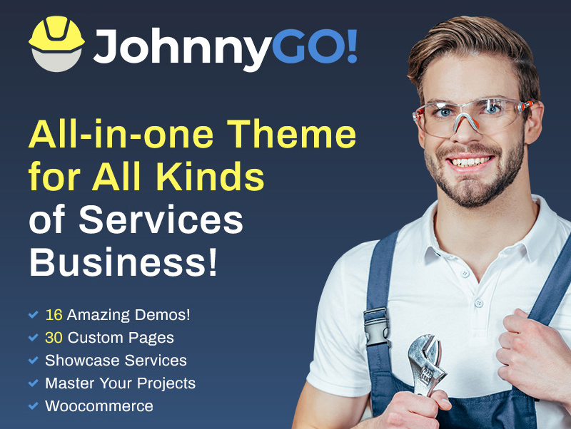 Tema De WordPress JohnnyGo - Multipurpose Home Services