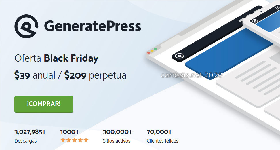 GeneratePress Black Friday