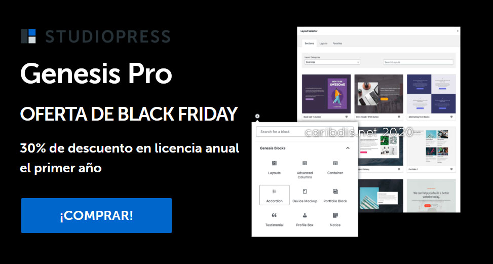 Genesis Framework Black Friday