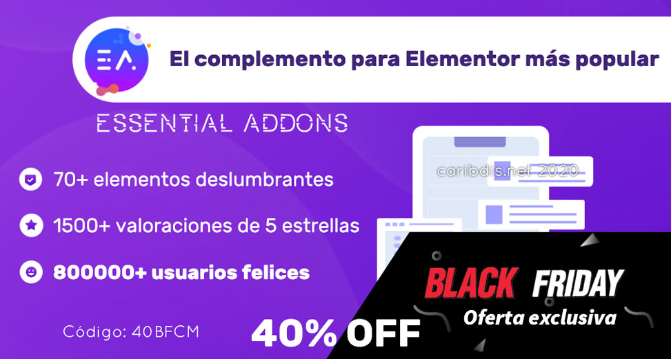 Essential Addons Black Friday