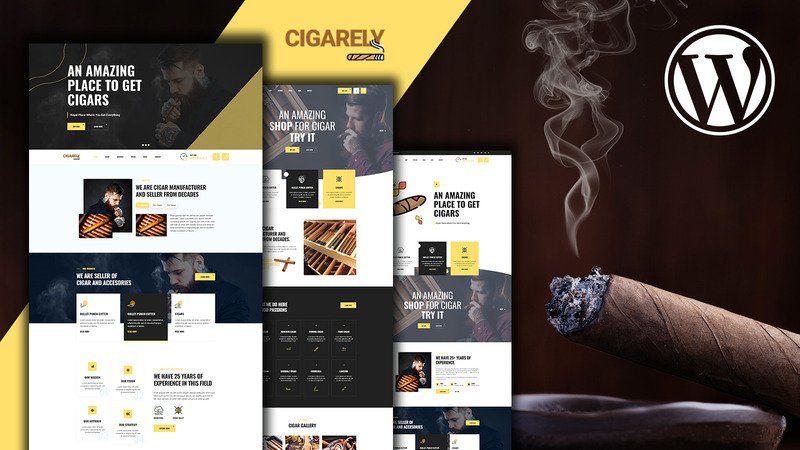 Cigarely es un tema increíble para una tienda de cigarros