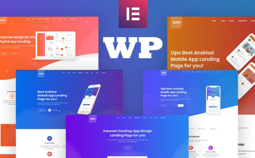 Opo – Tema WordPress responsive para sitios de aplicaciones