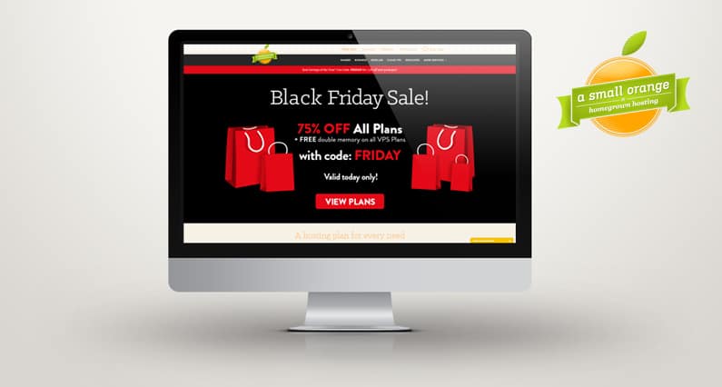 A Small Orange Black Friday